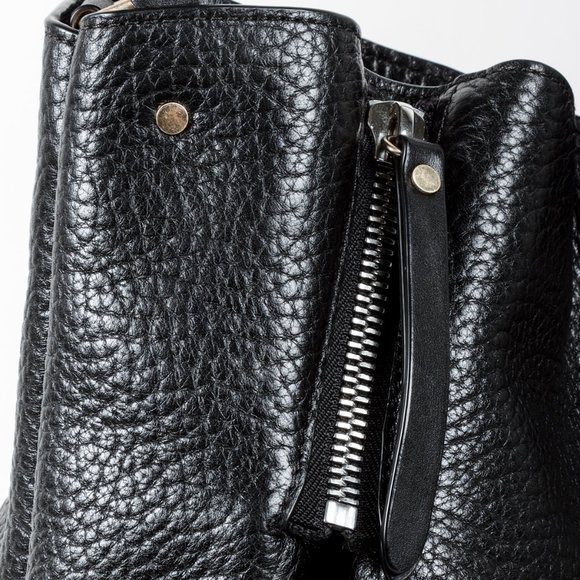 Burberry Maidstone Black Leather Tote - Picture 7 of 16